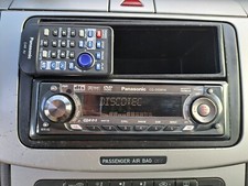 autoradio panasonic cq-d5501n dvd video cd mp3 aux 3 uscite rca uscita sub 50x4