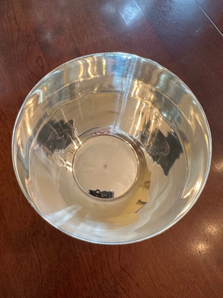 Nuevo-JARRÓN GODINGER PLATEADO-5 1/2" H x 5" superior x 3 3/4" base-cuentas Foto 4 de 4