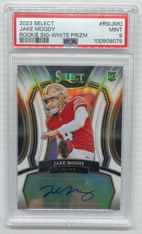Jake Moody Panini Select Rookie Signatures #RSIJMO White