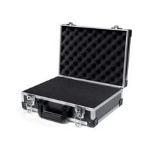 14in Aluminum Case with Customizable Pluck Foam Interior for Instruments Camera