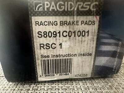 Plaquettes De Frein Avant PAGID RSC 1 Pour BMW M6 F13 - Neuf