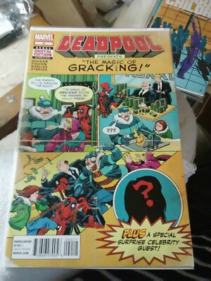 Deadpool #40A, Distressed Comic Panel Cover, Duggan, Posehn, 2015