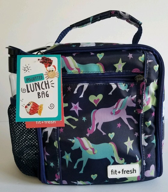 fit and fresh unicorn lunch bag