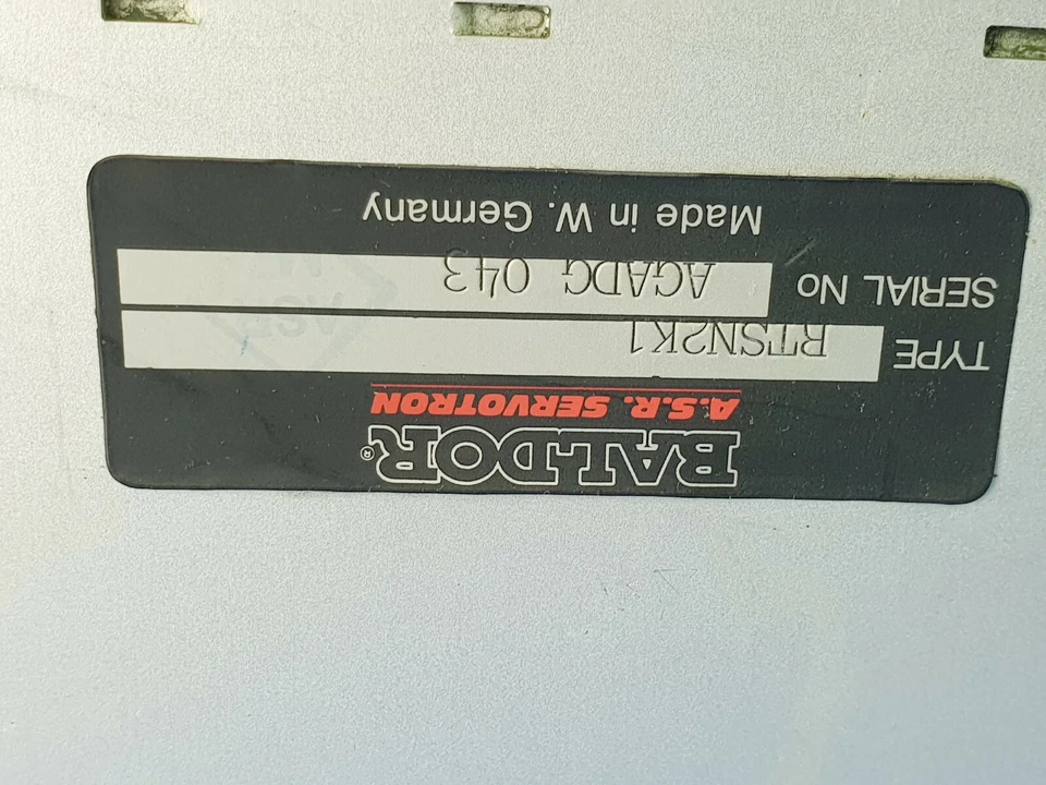 Baldor Servotron RTSN2K1 mit RBP20002-1AL , TSN 1501201/11266 inkl. MwSt - Image 4 of 4