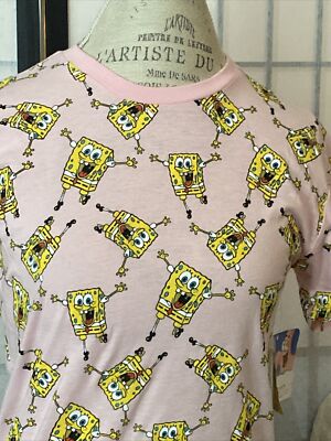 Nickelodeon Spongebob Squarepants The SpongeShirt - Women's Junior's Racerback Tank Top - View #13