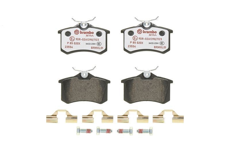 Brake Pads Set fits SKODA SUPERB Mk3 Front 2015 on Brembo 5Q0698151 5Q0698151A - Image 4