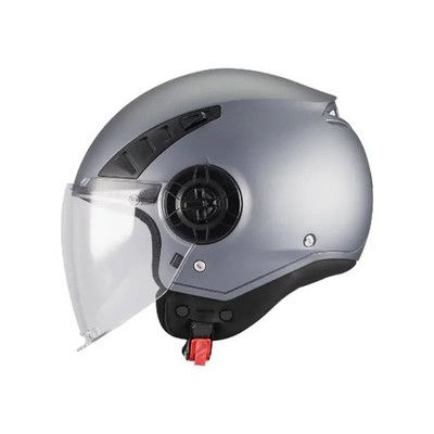 Jethelm Mt Helmets OF513B Aeris Pure A2 grau matt