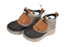 Sorel Out N About IV Strap Boots Kids Size 13 Gray Taffy Waterproof Snow Winter