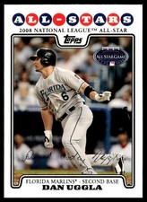 2008 Topps Update & Highlights Dan Uggla Florida Marlins #UH238