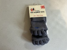 The Original Foot Alignment Socks Charcoal Unisex Medium- W/7-9 M/5-8 EU/ 39-42