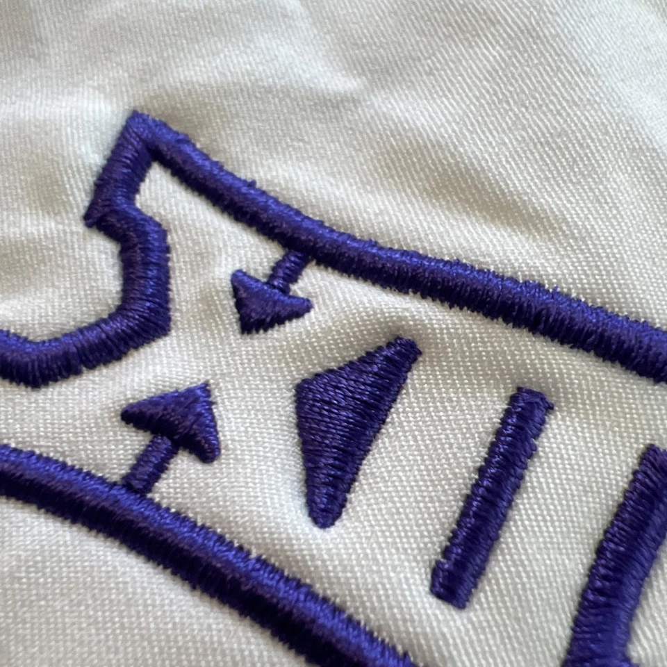 Nike TCU Shirt Men's 2XL White Hybrid Mesh Golf Texas Christian University - Image 4 of 4