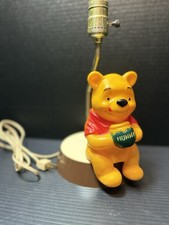 Vintage 1977 Winnie The Pooh Lamp 11 In High
