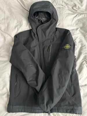 Stone Island Black Nylon Soft Shell Batting Blouson L Used
