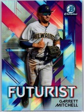 2021 Bowman #FUT-GM Garrett Mitchell Chrome Futurist