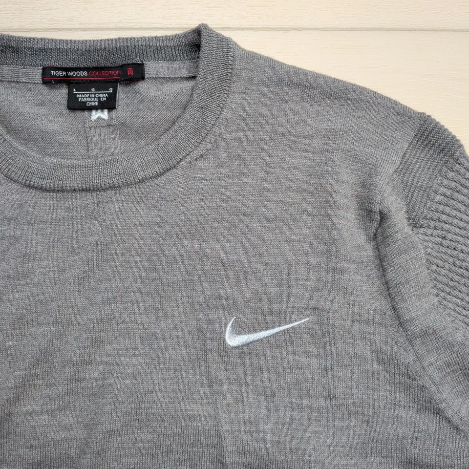 Свитер мужской Nike Tiger Woods L USC Trojans вышитый мериносовая шерстяная смесь для гольфа - Изображение 3 из 4