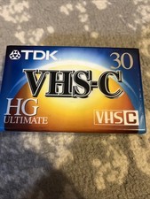 TDK E-HG Extra High Grade TC-30 Blank Camcorder Cassette Tape HG Ultimate