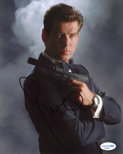 Pierce Brosnan Bond Autographed Signed 8x10 Photo ACOA