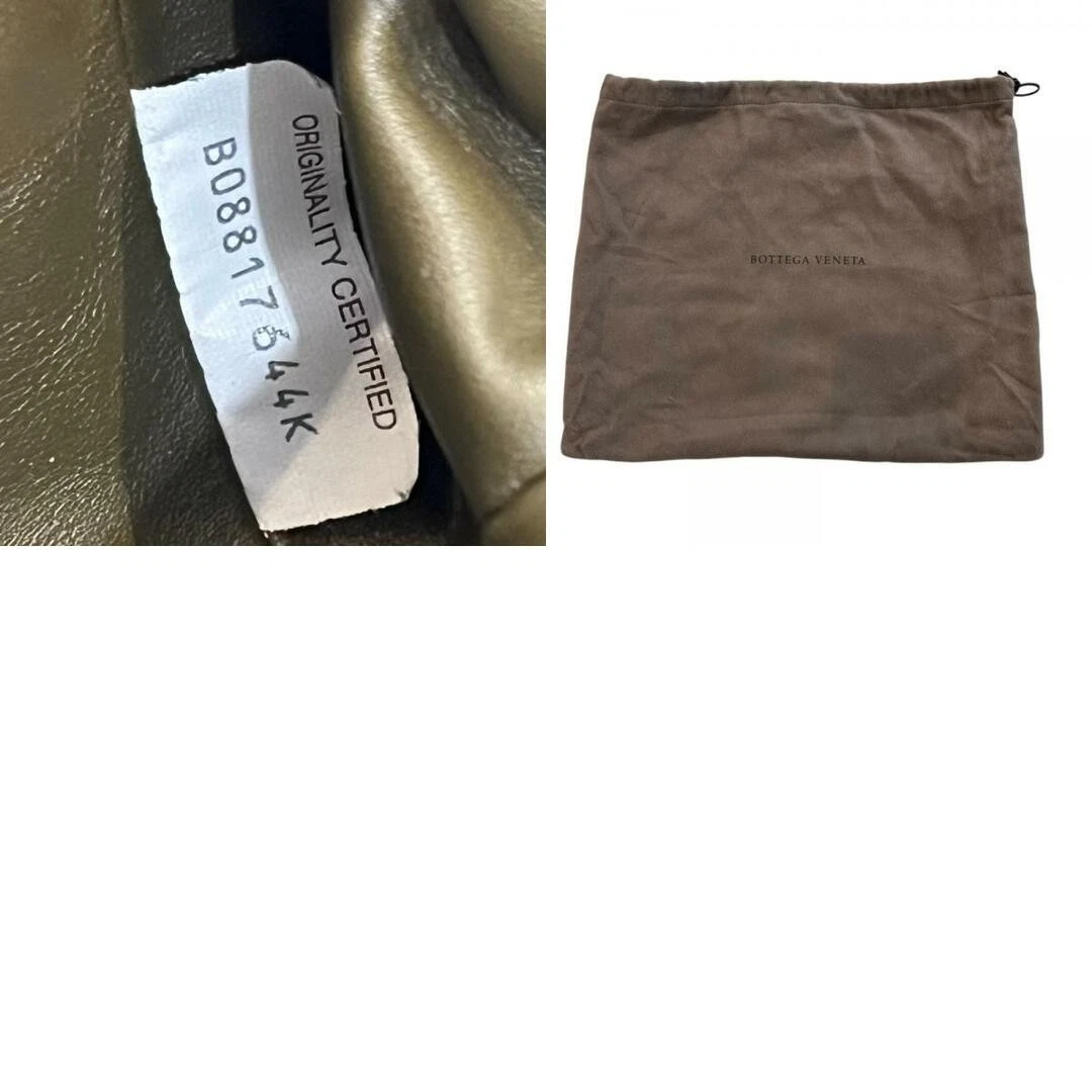 Borsa a tracolla Bottega Veneta pelle mini the pouch kaki donna abbigliamento