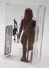STAR WARS 1977 CHEWBACCA GREEN BOWCASTER KENNER AFA 75 EXNM LOOSE ACTION FIGURE
