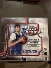 2025/26 Topps Chrome Basketball Jumbo Box