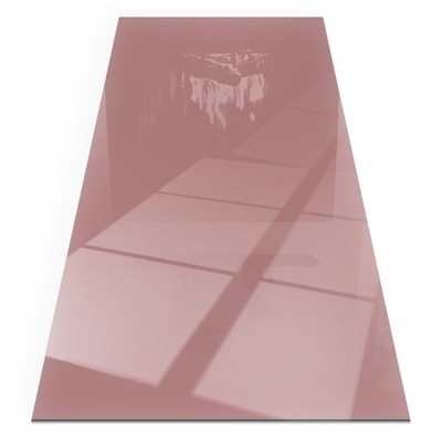 Kamin Glasunterlage Gegen Funken, Schützt Vor Kratzern Farbe Rosa 120x60 cm