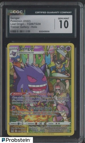 2022 Pokemon Lost Origin Trainer Gallery #TG06 Gengar CGC 10 GEM MINT