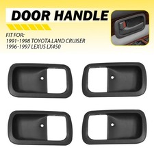 4pcs Interior Inside Door Handle Front Rear For 1993-1997 Toyota Land Cruiser Ea 4pcs Interior Inside Door Handle Front Rear For 1993-1997 Toyota Land Cruiser Ea