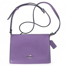 Coach Slim Pebbled Leather Crossbody Bag