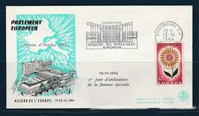 FRe enveloppe flamme session du parlement Européen 67 Strasbourg  1964