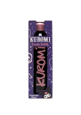 HK Kuromi Flasche Stahl 700ml aus Edelstahl Trinkflasche Easy Carry