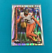 2025 Topps Chrome PATRICK SURTAIN II Broncos RAY WAVE REFRACTOR #93