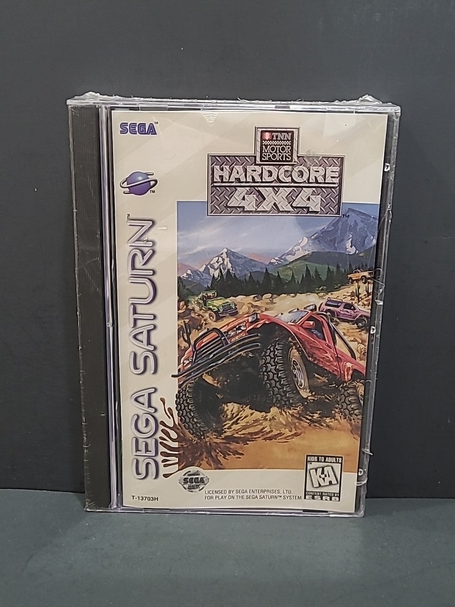 Jeu Sega Saturn – Hard Core 4x4, Complet En Boîte Avec Notice, Bon état