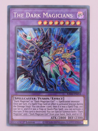 Dark Magician [9th Quarter Century Secret Rare] RA04-EN106 YuGiOh Quarter Century Stampede card