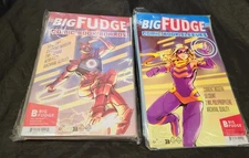 Comic Book / Magazine Boards And Sleeves X 50 Big Fudge Comic Bags Protective 