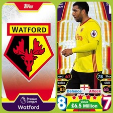 Watford – Topps Match Attax 2017-2018 – Base Cards