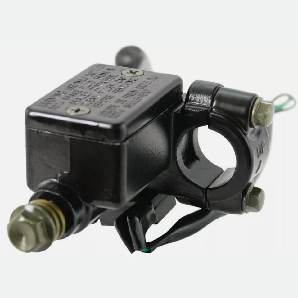 22mm Rechts Bremspumpe Bremszylinder Bremshebel Für Fit Roller Motorrad Schwarz - Bild 2 von 4