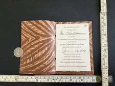 Don The Beachcomber Invitation Laua Menu 1954 Waikiki Hawaii Vintage Tiki
