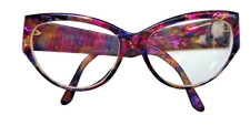 Women's Bob Mackie Eyeglasses Milticolor Frame VTG 140