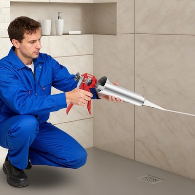 Mortar Pointing Grouting Gun Spray Nozzle Kit Brick Tile Cement Applicator Tool