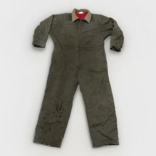 Vintage Key Imperial Coveralls Mens XL Short Quilt Lined Insulated Workwear 90s