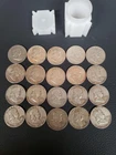 Franklin Half Dollars Roll of 20 90% Silver, mixed dates sweet lot. invest now.