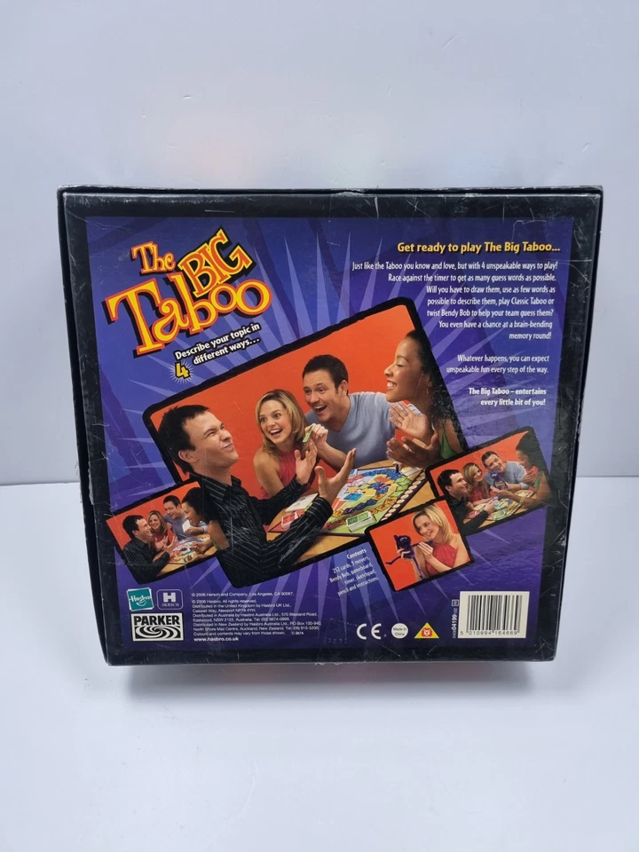 The Big Taboo Board Game + Bendy Bob Plush Toy Family Party Game Christmas fun! - Image 2 of 4