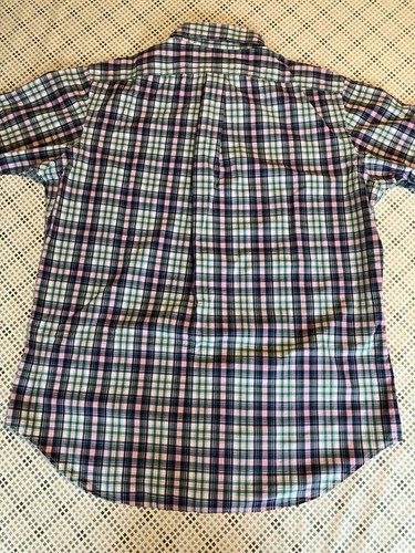 Ralph Lauren Shirt Check Short Sleeve Classic Fit Size Medium - Picture 15 of 24