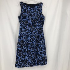 Women’s Sheath Dress Size 8 ANN TAYLOR MIDI Length Sleeveless Summer Casual