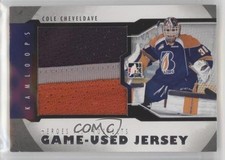 2012-13 ITG Heroes and Prospects Game-Used Silver Jersey /30 Cole Cheveldave 4f5