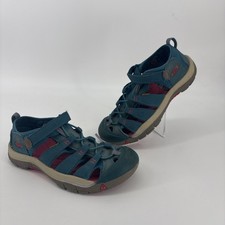 KEEN Newport H2 Youth Size 5 Water Sandals Deep Lagoon Blue Pink Hiking Kids