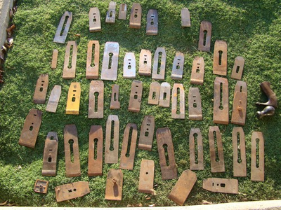 #ad Lot of 50 Vintage Hand Plane Blades Stanley Sargent amp; Other Wood Plane Parts $179.00