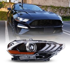 Full Led Headlight Assembly for 2018 2019 2020 2021 Ford Mustang [Only Right]