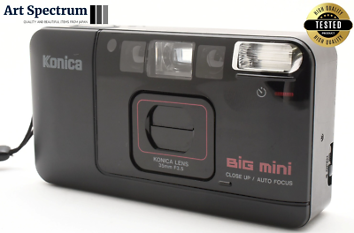 【美品】Konica コンパクトフィルムカメラ BiG mini A4 シルバー Konica big mini a4 . Big mini a day - YouTube