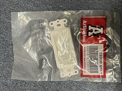 Arlington Model CED1 Decora Style Reversible Single Gang Entrance Hood